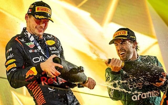 【F1】開幕戦バーレーンGPはレッドブルが1-2　「我々が望んでいたスタート」とフェルスタッペン　アロンソは2年ぶり表彰台