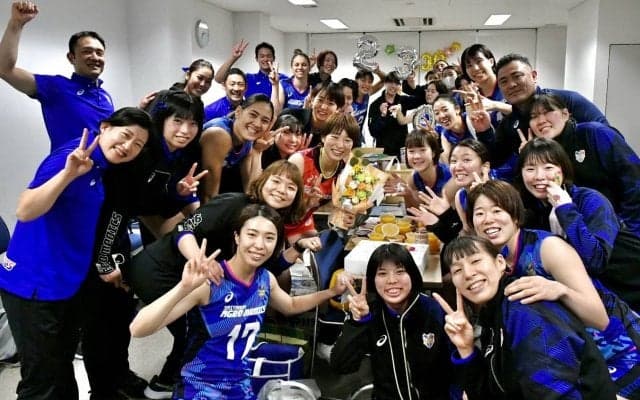 埼玉上尾　山岸あかねがＶリーグ230試合出場を達成