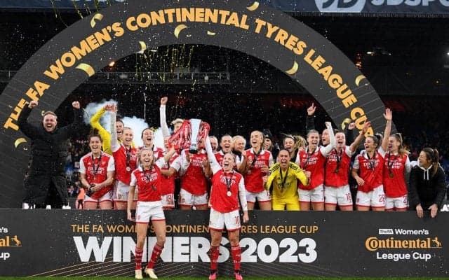 一足先にタイトル獲得！ アーセナルがチェルシー下し5年ぶり女子リーグカップ優勝！