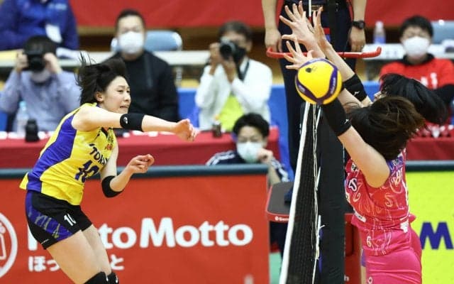 東レ　石川真佑がVリーグのシーズン日本人最多得点を更新