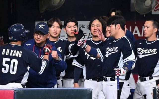 韓国代表、阪神に9安打7得点勝利　3失策の守乱から一変…好守連発で本戦へ勢い