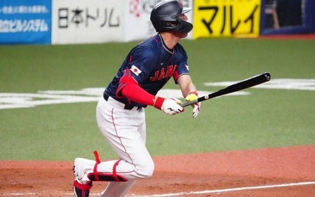 ヌートバーが侍デビューから2試合連続安打　“大飛球”三塁打で好機演出…打率.375で本戦へ