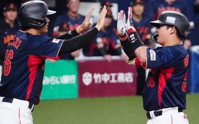 大谷翔平が「お兄ちゃん感すごい」　悩める村上宗隆への“頭ポンポン”が「尊い」