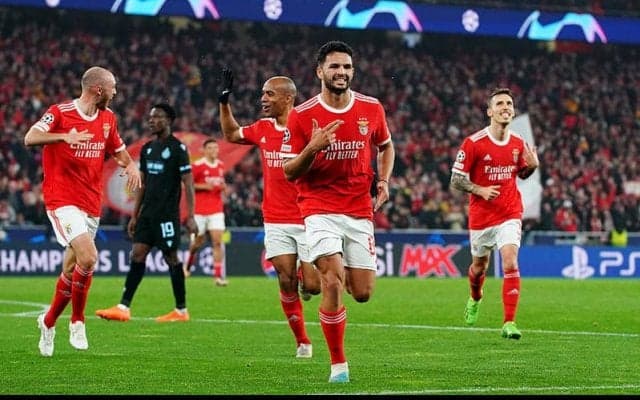 ベンフィカがブルージュを5発粉砕、2季連続ベスト8進出《CL》