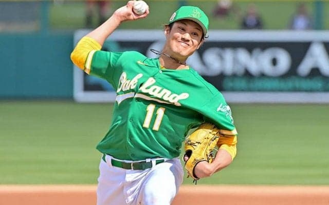 【MLB】藤浪晋太郎が“メジャー初勝利”　OP戦2度目の先発で3回1失点3K、最速157キロ