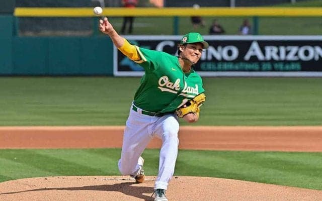 【MLB】藤浪晋太郎、3回3奪三振1失点でオープン戦初勝利　防御率1.80と開幕ローテ入りへ好アピール