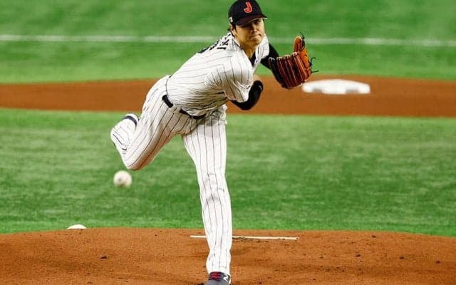 大谷翔平、最速160キロで3回まで無安打無失点　ヌートバー好守に大喜び、34球の好投