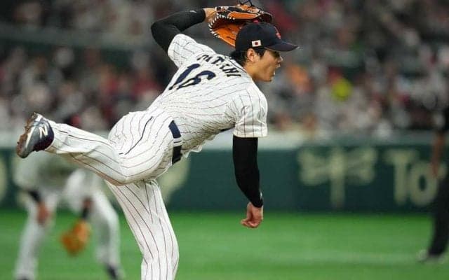 大谷翔平、4回1安打無失点で降板　最速160キロ連発＆2点二塁打で満員のファン沸かす