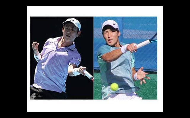  西岡と綿貫がIW会場で練習 