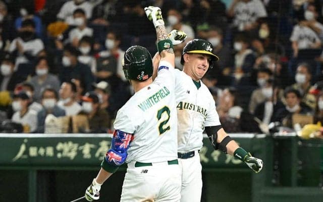 強いぞ豪州…今大会初のコールド勝ちで2連勝　中国は3連敗で1次R敗退、真砂は無安打