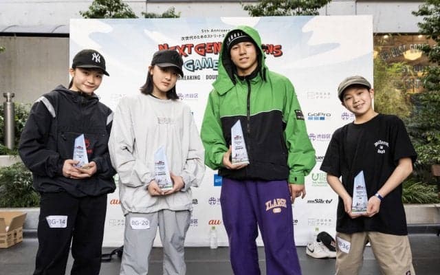 U-15のブレイキン頂上決戦。RA1ONとCocoaが優勝！「Next Generations Games 2022」