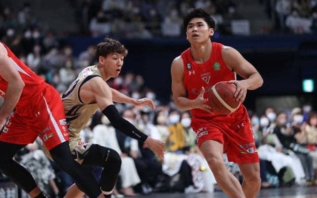 ゲームハイの20得点をマークした千葉Jの原修太…「泥臭く、ハードにプレーできたと思う」