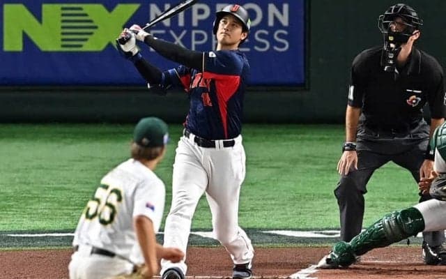 大谷翔平、ＷＢＣ初アーチに「いい景色でした」　重圧のかかる国際大会は「楽しく打席に入れている」と涼しい表情