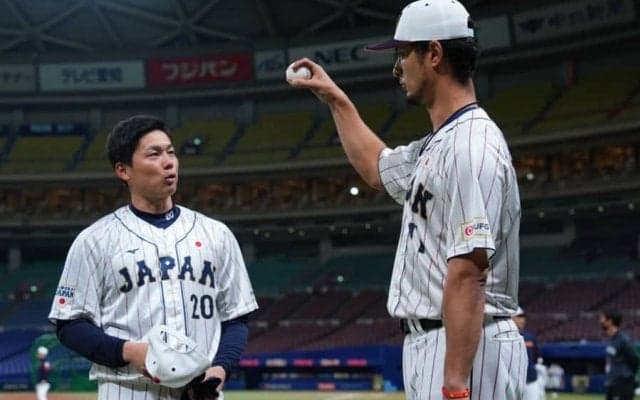 ダルビッシュ有「またいつか一緒に」　無念の離脱…栗林良吏に惜別メッセージ
