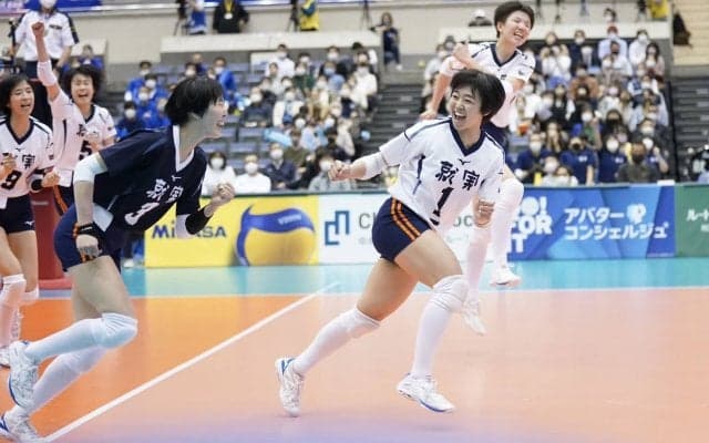 春高欠場の就実高が金蘭会高とエキシビションマッチ 「一生の宝物になる1日」で高校バレーに区切り