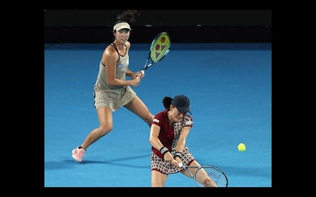 青山/柴原ペアが4強進出