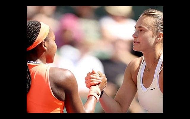 サバレンカ4強 ガウフに完勝