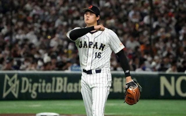 大谷翔平、5回途中2失点で降板　ドーム喝采、最速164キロに気合いのガッツポーズも