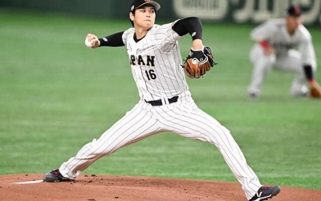 侍ジャパン、大谷翔平の「１６４キロ＆セーフティバント」に米メディアも賛辞！５回途中２失点で降板