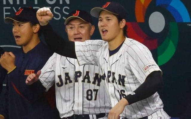 大喜びの大谷翔平が「まじでかわいい」　大きな目でニコニコ…“後輩祝福 ”が「尊い」