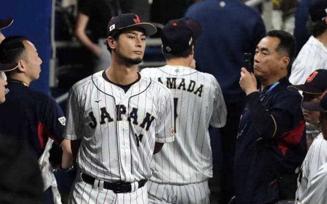 最年長ダルビッシュが円陣で声出し　世界一奪還へ燃える思い…試合前に気合注入