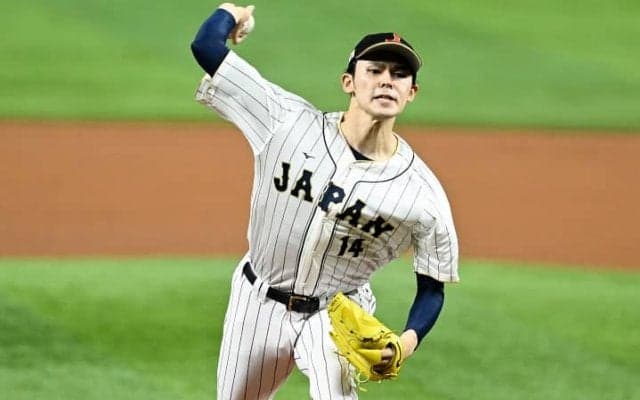 侍ジャパン、佐々木朗希が先制3ラン被弾で4回3失点降板。米メディア「ウリアスはササキが与えた最高のチャンスを逃さなかった」