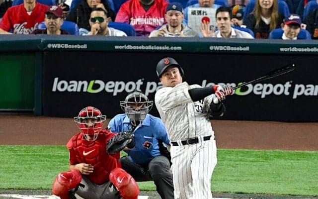 【WBC】侍ジャパン、山川穂高の犠牲フライで1点差に迫る　準決勝