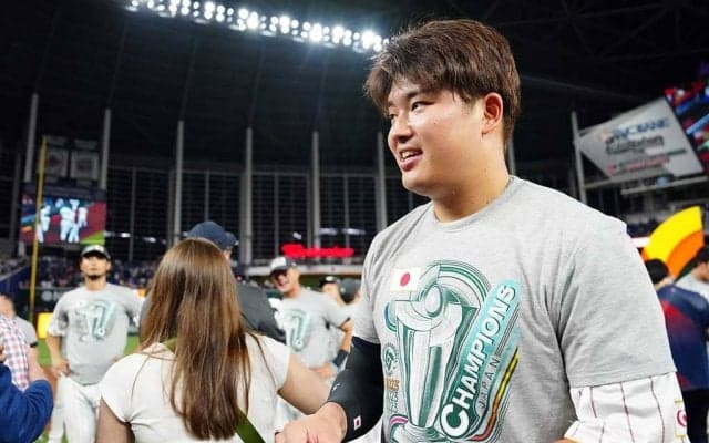 【WBC】世界一・侍ジャパン、同点弾の村上宗隆「嬉しいが悔しい。レベルアップするよう頑張る」と決意表明