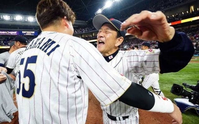 栗山監督、志願登板の大谷＆ダルに感謝「行きますと言ってくれた」　自慢の投手陣に感慨