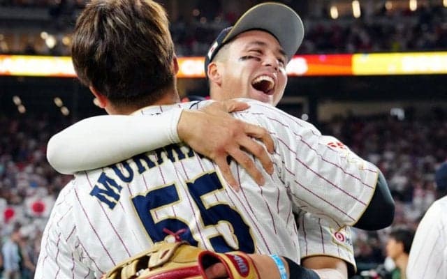 ヌートバー、世界一の胴上げは「生涯忘れない」　“粋な計らい”に感謝「びっくりした」