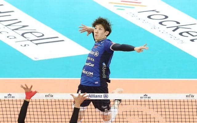 石川祐希のミラノが金星　今季無敗のペルージャを下す