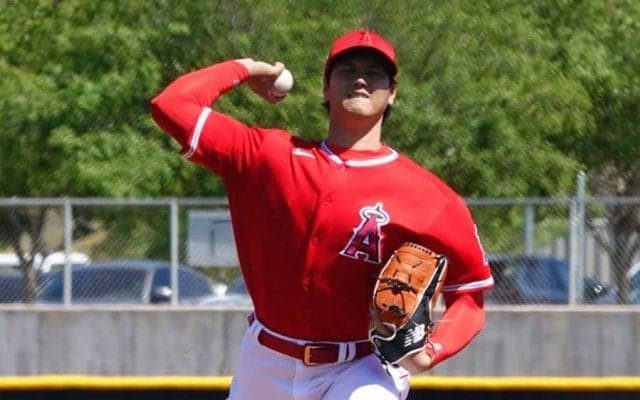 【MLB】大谷翔平は「やっぱりエ軍ユニ似合います」　“赤”で久々投球に歓喜「しっくりくる」