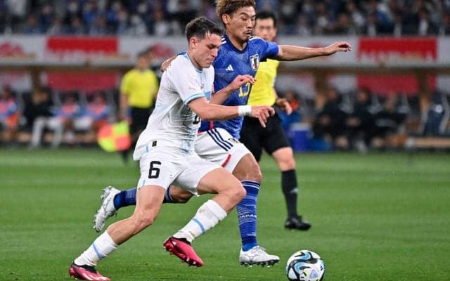 「良い試合をした」守田英正の同僚、ウルグアイ代表MFが日本代表を称える「テクニックもショートパスもとても優れている」