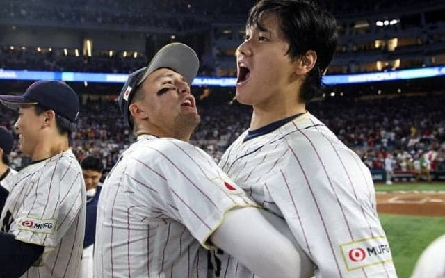 「２２７キロを楽々と」ヌートバーが明かした“ＭＶＰ”大谷翔平の脅威のパワー「僕はショウヘイの３分の１くらいかな」