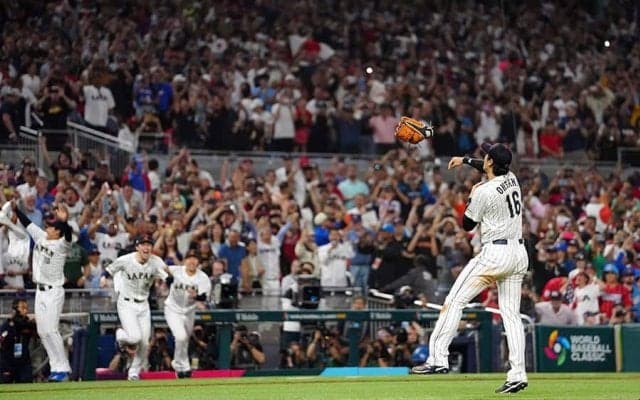 世界一の瞬間に…まさかの“事件”が「癒される」　雄叫び大谷の裏で「お茶目な一場面」