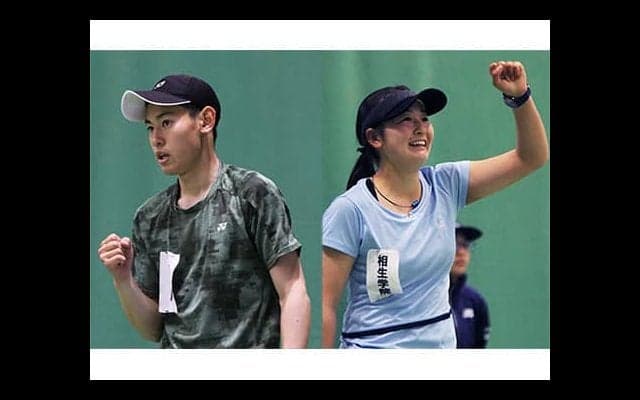  全国選抜 武方駿哉と里菜央が優勝 