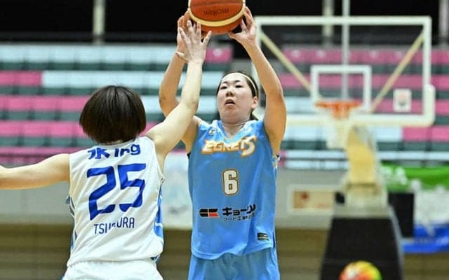 Wリーグ得点王に輝いた姫路イーグレッツの白崎みなみ、自由契約選手リスト入り