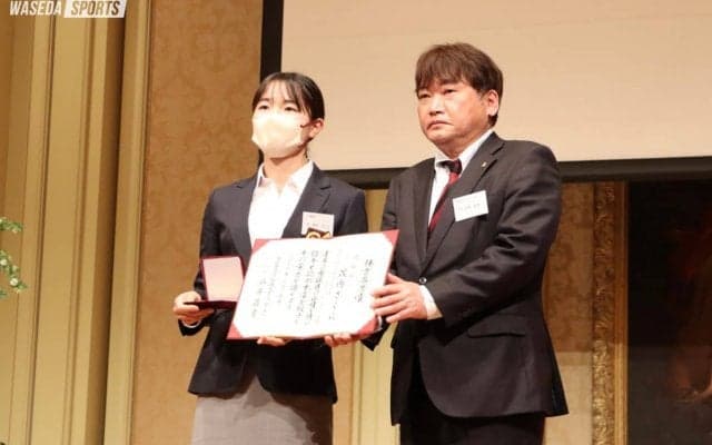 2022年度体育表彰式　早大を代表する選手が表彰受ける