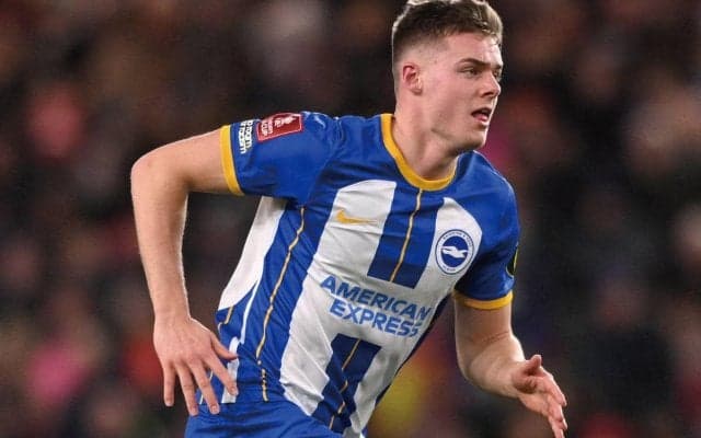 三笘薫の同僚18歳FWファーガソン、バルセロナやバイエルンらも関心か