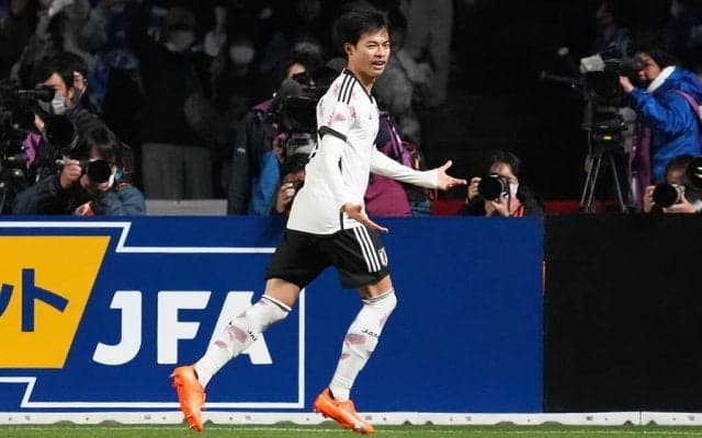 【日本代表】コロンビア戦先制弾の“新エース”、三笘薫が市場価値急上昇　久保建英も評価アップで堂安律と並ぶ