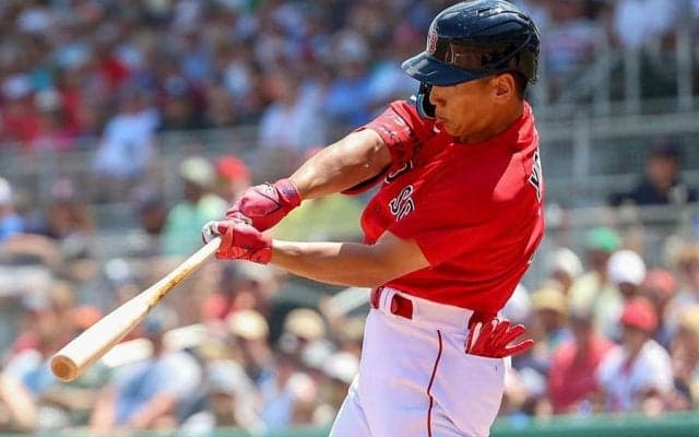 【MLB】吉田正尚、第3打席にメジャー初安打初打点　デビュー戦4番で快音、本拠地大歓声