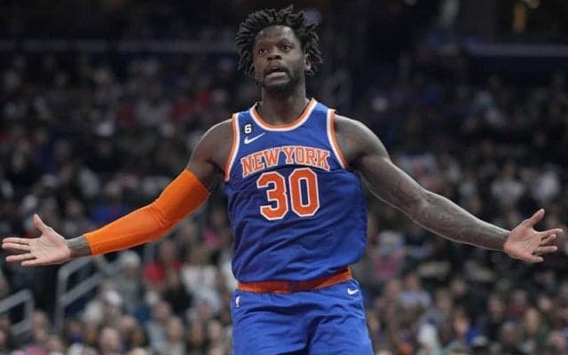 ニックスのオールスターフォワード、ジュリアス・ランドルが左足首捻挫で2週間の離脱