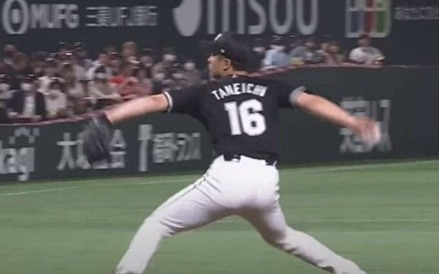 「さすが未来侍」　“消える魔球”で三振量産…奪三振率22.50は「えぐいわ」