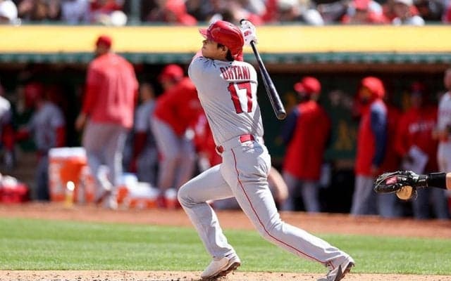 【MLB】大谷翔平、特大1号ソロで2連勝に貢献　通算6度目の“トラウタニ連弾”、開幕好発進