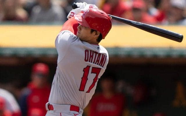 【MLB】大谷翔平の“特大弾”でアスレチックスが「犠牲者となる」　敵地も衝撃の「力を誇示」