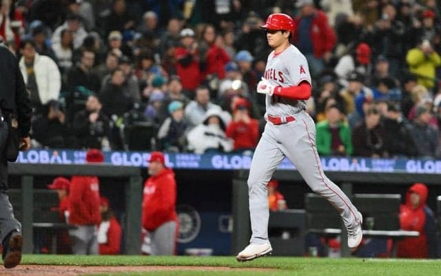 【MLB】大谷翔平は「地球上の者ではない」　確信の2号2ラン、エ軍放送局も驚愕「月へ放った」