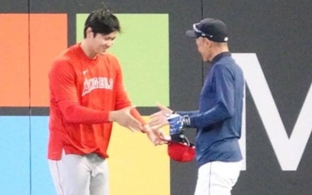 【MLB】大谷翔平は「礼儀正しい好青年」　再会イチロー氏との光景が「美しい瞬間」