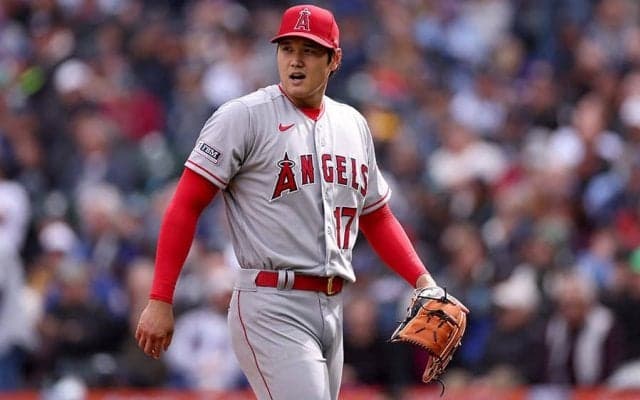 【MLB】大谷翔平、6回6四死球も1失点粘投　今季初勝利の権利、初の投打ピッチクロック違反も