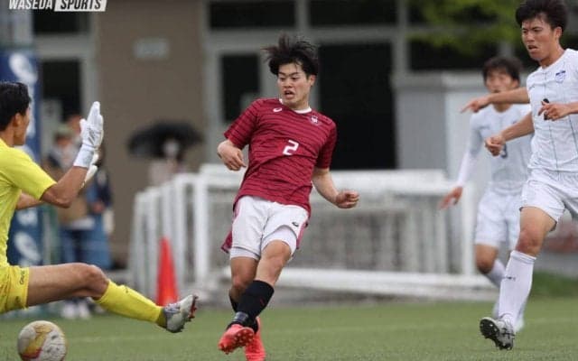 兵藤早稲田公式戦初勝利！１部昇格に向け、幸先の良いスタートを切る