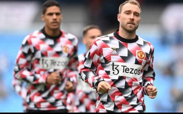 ユナイテッド全体練習にエリクセンの姿が！　試合復帰も近いか